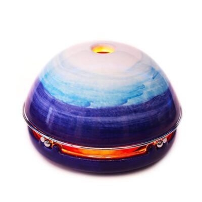 Egloo è diffusore per aromaterapia, umidificatore per ambienti e scaldino Arreda la tua casa e arreda il tuo ufficio con questo gadget moderno prodotto con la migliore ceramica di Deruta